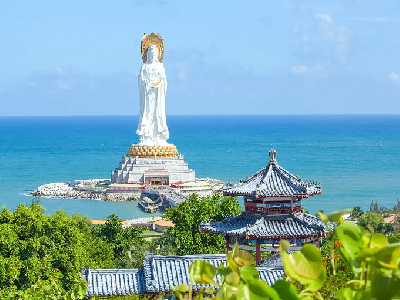 海南南山文化苑+天涯海角+分界洲島+?；◢u4天